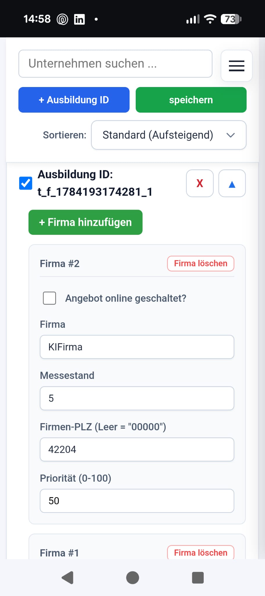Verknüpfung erstellen